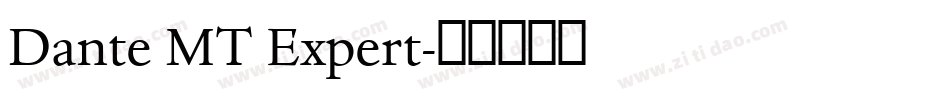 Dante MT Expert字体转换